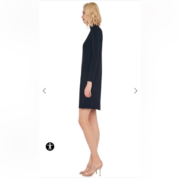 Norma Kamali TURTLENECK DRESS TO KNEE Size S NWT - Picture 2 of 11